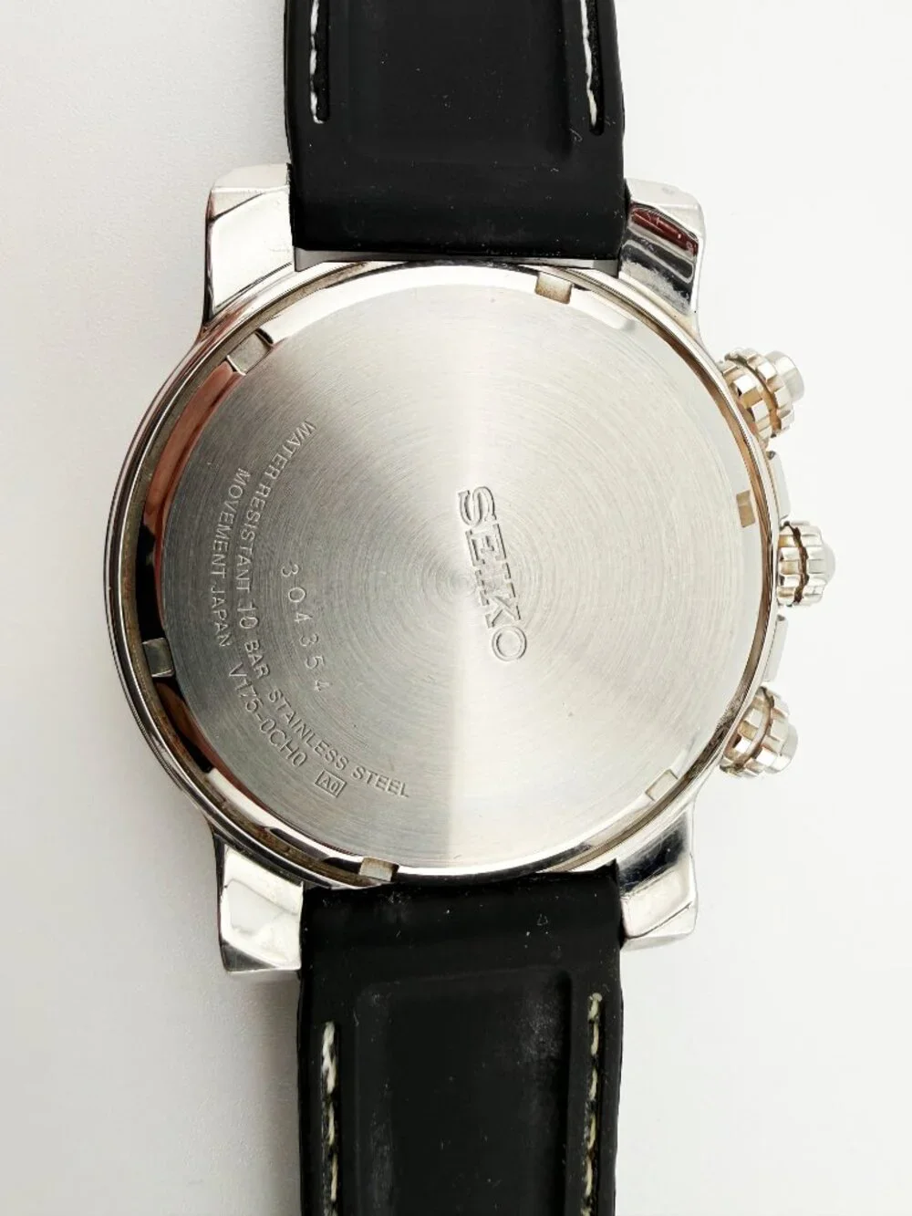 Rare Seiko Solar Chronograph Men's Watch (SSC223P2) - Full Set + Straps